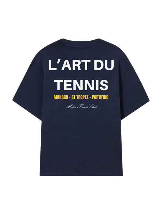 L’Art du Tennis Tee – Navy